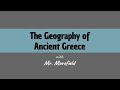 Ancient Greek Civilization Concepts