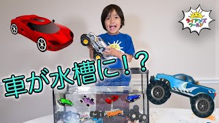 【自由研究】重曹×水槽で色が変わる？おもちゃと遊びながら実験！
