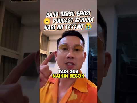 Bang Denny Sumargo Emosi Podcast Sahara Hari Ini Tayang 😭 #densu #denisumargo #yaimim #mim #sahara