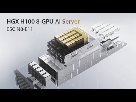 HGX H100 8-GPU AI Server and HPC data center solution