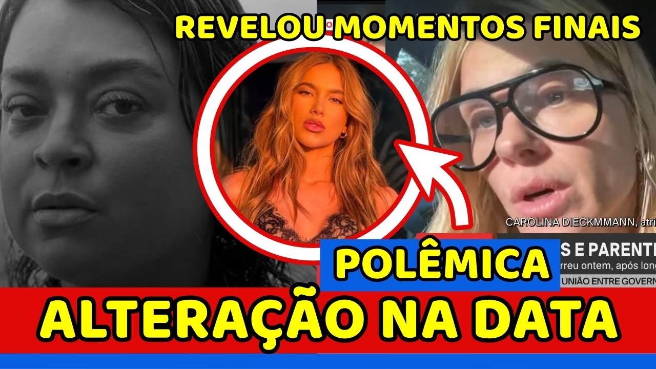 ⚫️AGORA ATUALIZAÇÃO sobre DESPEDIDA de Preta Gil COMOVE Carolina Dieckman conta sobre últimos dias