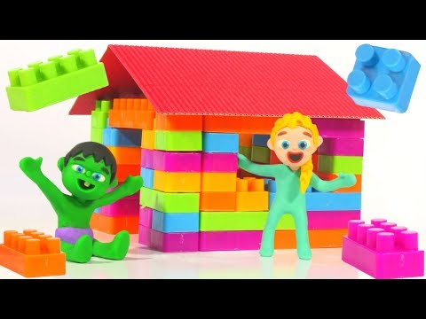 Tommy And His Friends Building A Lego House 💕Cartoons For Kids