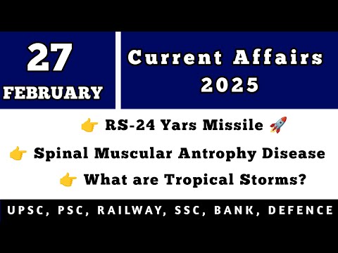 27 February Current Affairs 2025 | Daily Current Affairs