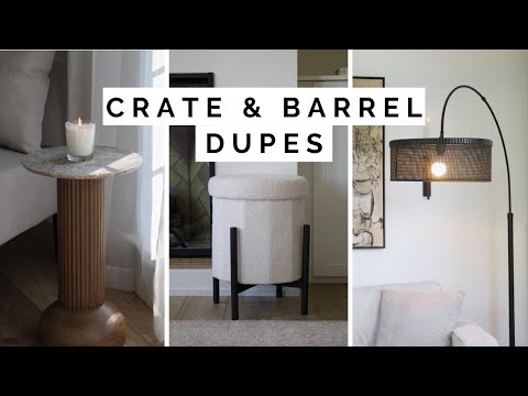 CRATE AND BARREL VS THRIFT STORE | DIY CRATE AND BARREL INSPIRED HOME DECOR