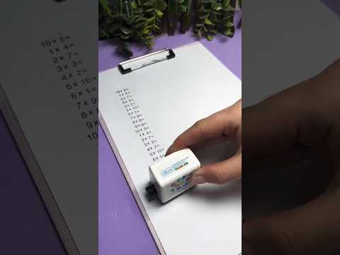 Carimbo de Tabuada ✅Link aqui👉 #Carimbodetabuada #materialescolar  #material #papelaria #shortvideo