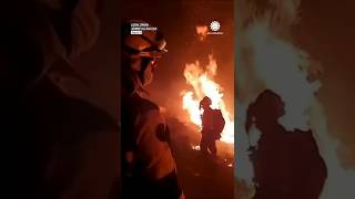Firefighters Race Against Giant Wildfires Across Europe