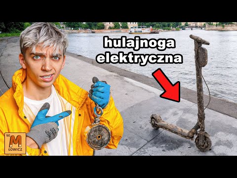 wyłowiłem HULAJNOGĘ ELEKTRYCZNĄ! - MagŁowicz 2