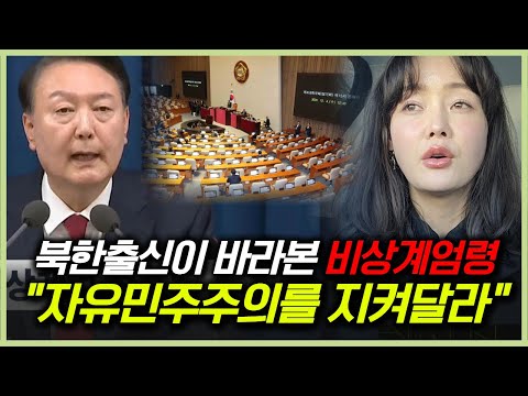 북한출신이 바라 본 12.03 비상계엄사태! 이곳이 자유민주주의 대한민국?!