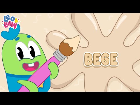 O BEGE | APRENDER AS CORES | MÚSICAS DAS CORES | AS CORES COM LEO E LULLY | CONHECER A COR BEGE