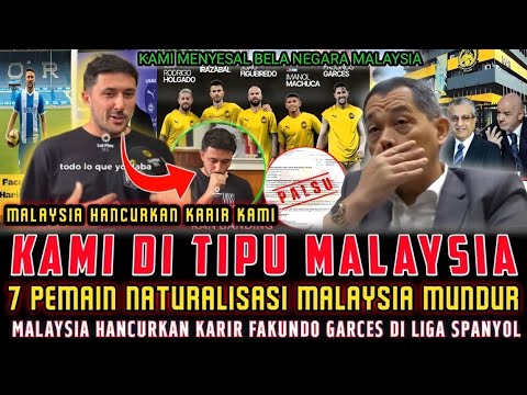 🔴 MERASA DI TIPU MALAYSIA❗️7 PEMAIN NATURASISASI MALAYSIA NYATAKAN MUNDUR❓️