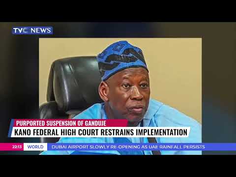 Kano Federal High Court Restrains Implementation Of Ganduje Suspension