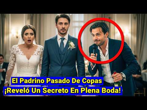 El padrino, pasado de copas, tomó el micrófono y soltó un SECRETO inesperado durante LA BODA.
