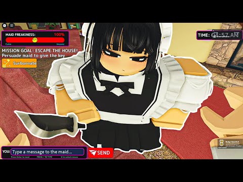 How To Get It's Your Fault Badge | CONVINCE THE CRAZY MAID TO LET YOU FREE [Roblox]