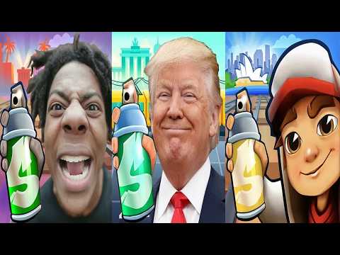 Subway Surfers Sydney 2026 Jake Dark Outfit vs Donald Trump Dash vs IShowspeed Run Gameplay HD