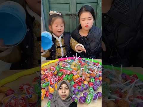 Permen super banyak #candy #funny #popit #mukbang #candy #candyeating