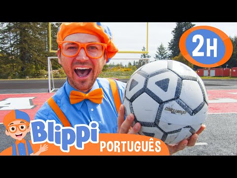 Blippi nos Jogos Olímpicos! | MARATONA DO BLIPPI! | Vídeos Esportivos para Crianças em Português