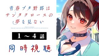 【初見同時視聴】≪1~4話≫青春ブタ野郎はサンタクロースの夢を見ない【Vtuber/赤蕾ライラ/アニメリアクション】