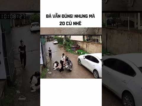 mở xe không nhìn Trước nhìn sau nhưng bả luôn đúng 😱#mọingười #vn