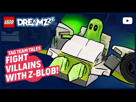 Z-Blob vs. Villains 🦸‍♂️| Izzie and Mateo’s Tag Team Tales | LEGO DREAMZzz