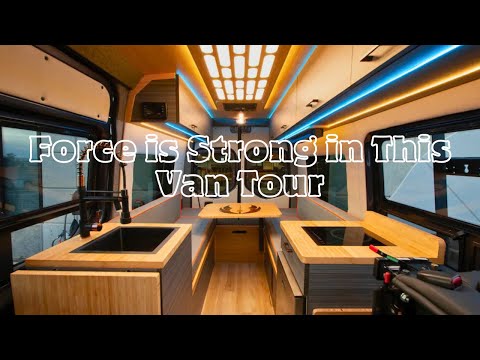 Lightsaber in a Van? JEDI Camping in this Star Wars Themed Van Build