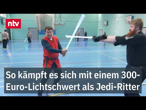 So kämpft es sich mit einem 300-Euro-Lichtschwert - Jedi-Ritter-Kampf wird Sportart