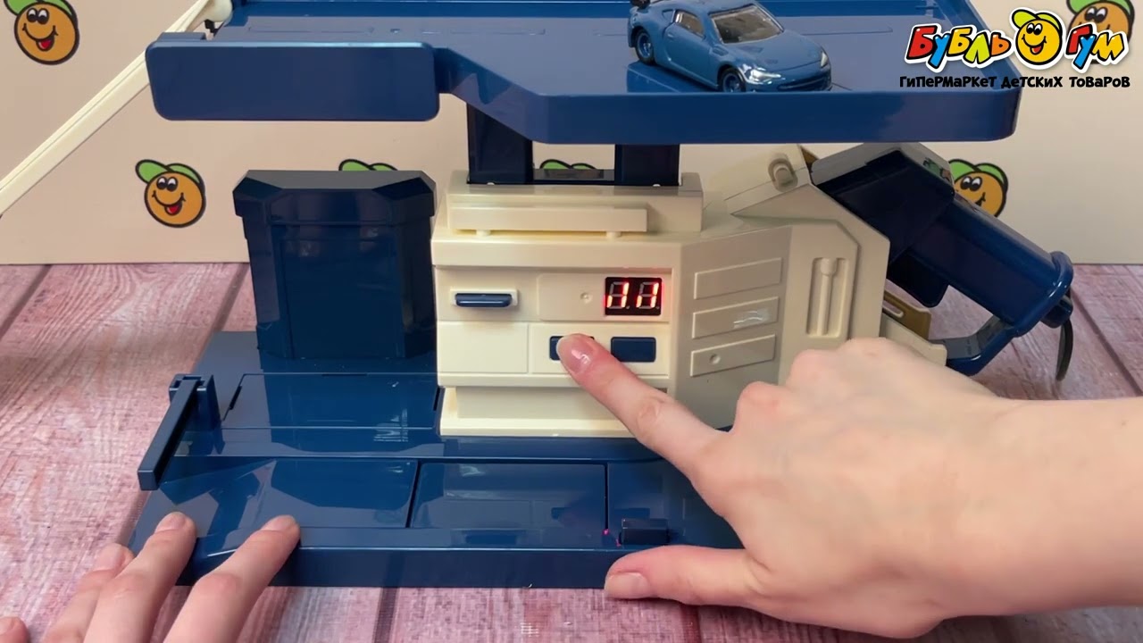 Набор игровой Lanson Toys Заправка с машинкой световые и звуковые эффекты - видео