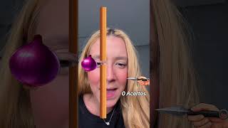 Impossível acertar a cebola