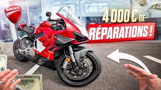 MA DUCATI PANIGALE V4 EST EN PANNE !😱😭{Déja ??!) - JC PROD