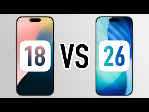 iOS 18 vs iOS 26 - Design | Das größte iPhone Update seit Jahren im Vergleich!