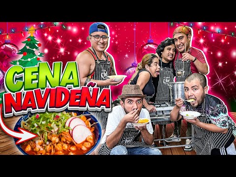 CENA NAVIDEÑA CON EL CREW | HICIMOS POZOLE 🍲🎄