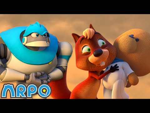 Naughty Squirrel steals the teddy!🧸| Baby Daniel and ARPO The Robot | Funny Cartoons for Kids