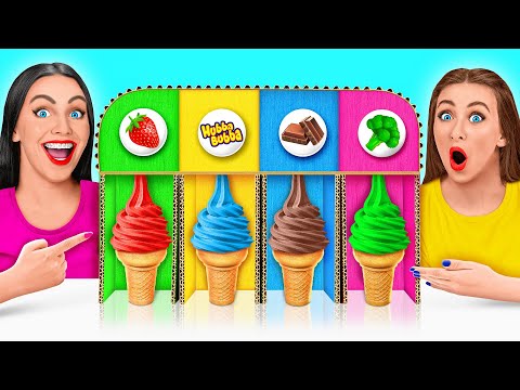 आइसक्रीम बनाम रियल फूड चैलेंज | महाकाव्य भोजन लड़ाई Multi DO Fun Challenge