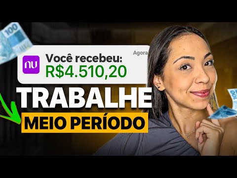 SALÁRIO de R$4.500 para TRABALHAR EM CASA das 8 às 11 - Home office meio período