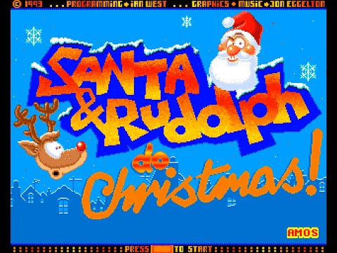 Amiga 500 Longplay [411] Santa & Rudolph Do Christmas (Public Domain)