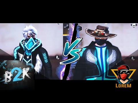 !1vs1 AWM! 😱 Clash Of Gods AWM LEGENDS🎯 Lorem Free Fire FT. Born2kill (B2K)