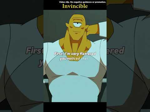 Allen: "Nothing can take me down except lasers." Next second... S03 E01. #invincible #shorts #movie