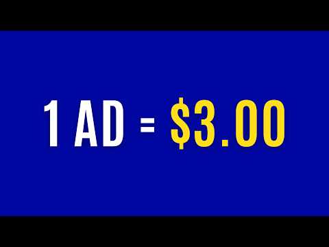 Earn $3 PER AD Watched