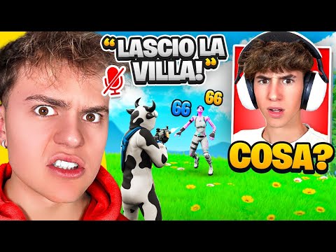 FINGO di MUTARMI e INSULTO I MIEI AMICI! (abbiamo litigato) su Fortnite