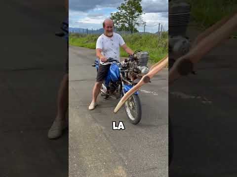 ¡Creó una motocicleta voladora con sus propias manos!