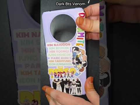 My First Handmade BTS Phone Cover 🤯💜#bts #darkbtsvenom 🔥