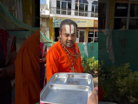 इंडिया की सबसे सस्ती थाली मात्र 1 ₹ में 🫢 #jaishrishyam