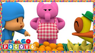🍎 Elly's Market 🍎 [Ep22] FUNNY VIDEOS and CARTOONS for KIDS of POCOYO in ENGLISH