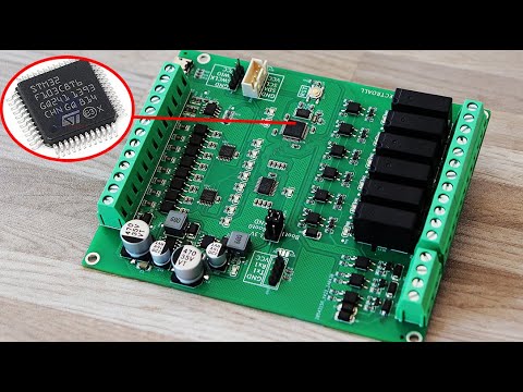 Como CREAR tu PROPIO PLC con STM32 , 8 Entradas Digitales | 2 Entrads An | 3 Salidas PWM | 6 Relay