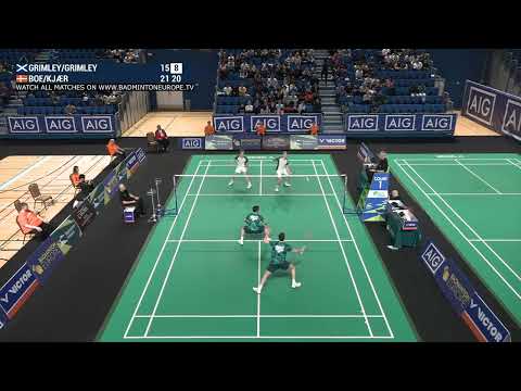 Match point - Grimley / Grimley vs Boe / Kjær - MD, Final - Irish Open 2024