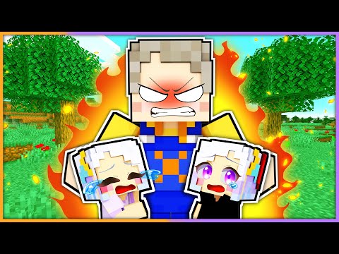 双子の赤ちゃんを１週間育てたら大事件で大激怒！【 マイクラ / まいくら / Minecraft 】