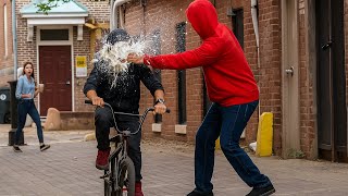 Bait Bike Prank | Slapping People with Pies