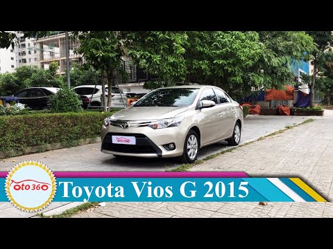 Bán ô tô Toyota Vios năm 2015, biển Hà Nội 1 chủ từ đầu