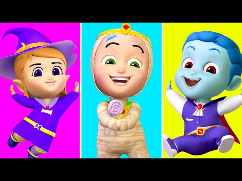 Five Little Monsters Halloween Rhyme & Kids Song