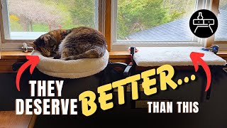 Building The Ultimate Cat Window Perch: Easy DIY Windowsill Replacement & Custom Cushions