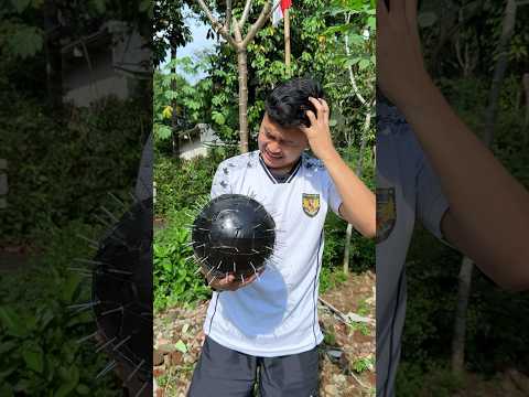 Bola Plastik isi Pasir Berpaku di Tendang 🔥 #football #sepakbola #tutorial #tarkam